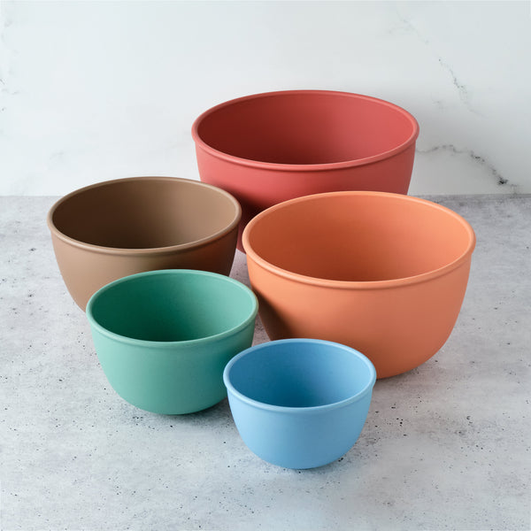5 Piece Astrik Mixing Bowls Eco Friendly Plant Based Plastic