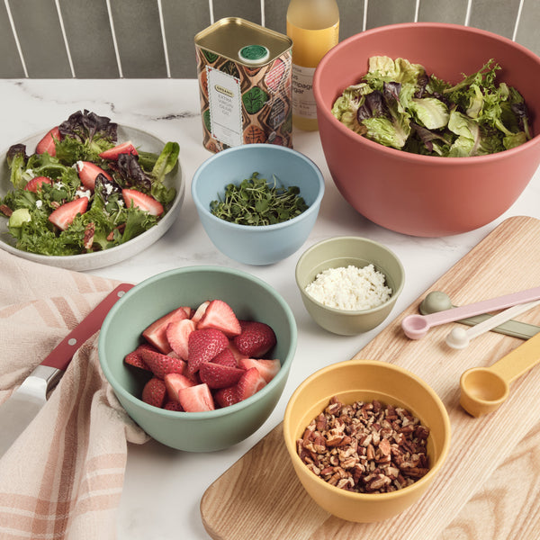 5 Piece Astrik Mixing Bowls Eco Friendly Plant Based Plastic