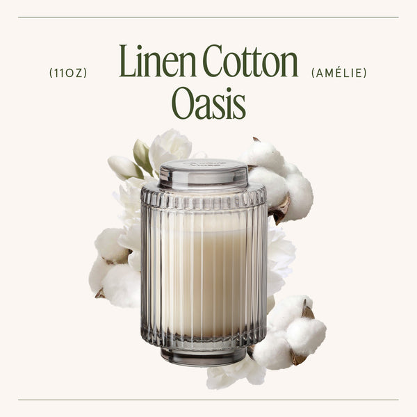 Amélie –Linen Cotton Oasis Candle