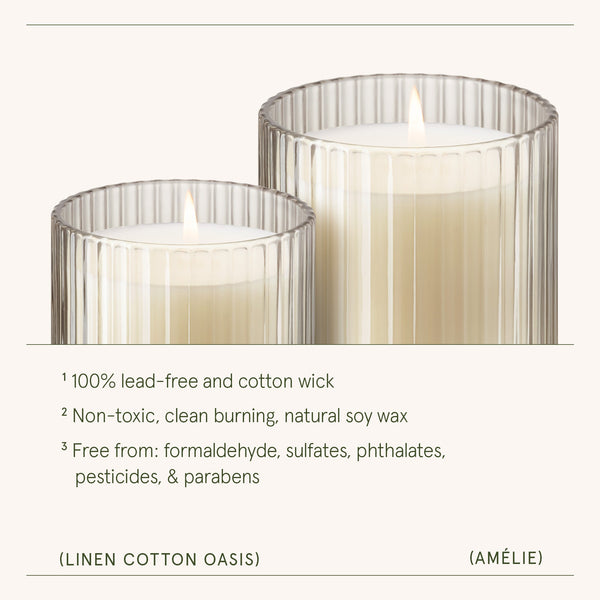 Amélie –Linen Cotton Oasis Candle