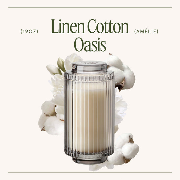 Amélie –Linen Cotton Oasis Candle