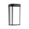 Oval Touch-Free Motion Sensor Trash Can Stainless Steel For Kitchen Office | 13.2 Gallon
