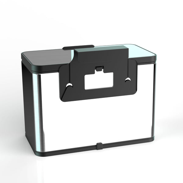 Kitchen Counter Cabinet Trash Can Compost Caddy Stainless Steel | 0.8 Gallon