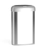 Stainless Steel Open Tap Trash Can Fingerprint Resistant Large Capacity | 21 Gallon