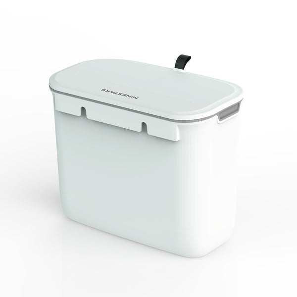 Countertop Hanging Trash Can for Kitchen Bathroom Compost Trash Can | 1.3 Gallon