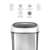 Oval Motion Sensor Trash Can Hands Free For Bathroom Bedroom | 3.2 Gallon