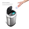 Oval Motion Sensor Trash Can Hands Free For Bathroom Bedroom | 3.2 Gallon