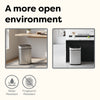 Rectangular Hands-Free Motion Sensor Trash Can For Kitchen and Office | 11 Gallon