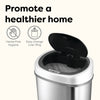 Rectangular Hands-Free Motion Sensor Trash Can For Kitchen and Office | 11 Gallon