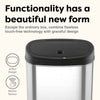 Oval Touch-Free Motion Sensor Trash Can Stainless Steel For Kitchen Office | 13.2 Gallon