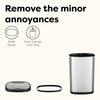 Oval Touch Free Motion Sensor Trash Can Stainless Steel for Kitchen Office | 13.2 Gallon