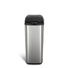 Slim Touch-Free Motion Sensor Trash Can Stainless Steel For Kitchen Office | 13 Gallon