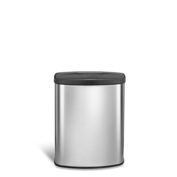 Stainless Steel Motion Sensor Touch Free Trash Can For Bedroom Bathroom | 2 Gallon