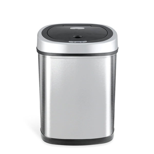 Rectangular Hands-Free Motion Sensor Trash Can For Kitchen and Office | 11 Gallon