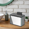 Kitchen Counter Cabinet Trash Can Compost Caddy Stainless Steel | 0.8 Gallon