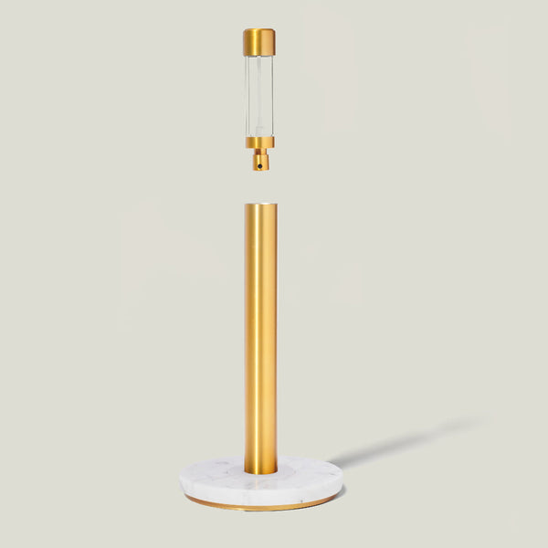 The Obscura Paper Towel Holder plus Spray Bottle Style and Utility