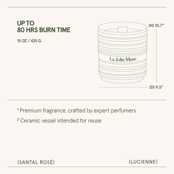 Lucienne - Santal Rosé Candle