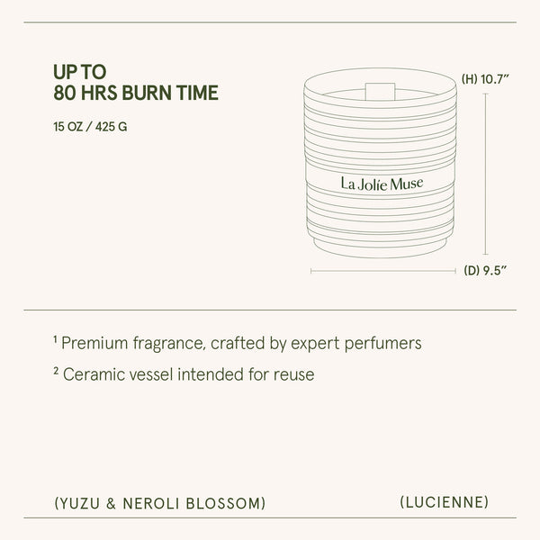 Lucienne - Yuzu & Neroli Blossom Candle