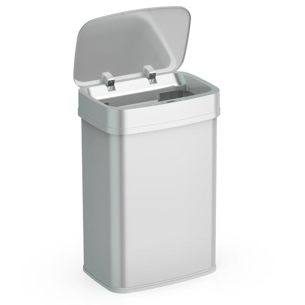 Large Stainless Steel Motion Sensor Touch-free Trash Can | 21 Gallon