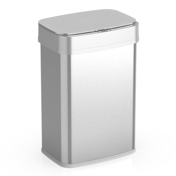 Large Stainless Steel Motion Sensor Touch-free Trash Can | 21 Gallon