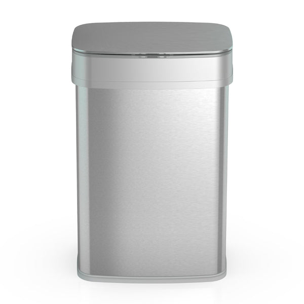 Large Stainless Steel Motion Sensor Touch-free Trash Can | 21 Gallon