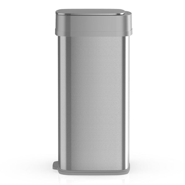 Large Stainless Steel Motion Sensor Touch-free Trash Can | 21 Gallon