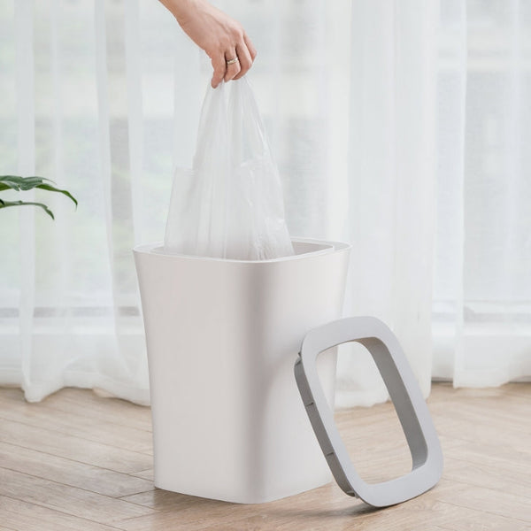 Ninestars Open Top Trash Can for Living Room