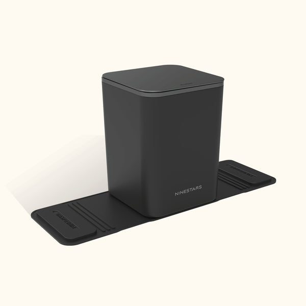 Portable Mini Trash Can With Non-Skid Mat Fold-n-Tuck Design For Car & Trucks | 0.79 Gallon