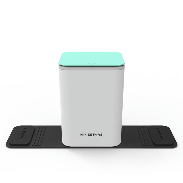 Portable Mini Trash Can With Non-Skid Mat Fold-n-Tuck Design For Car & Trucks | 0.79 Gallon