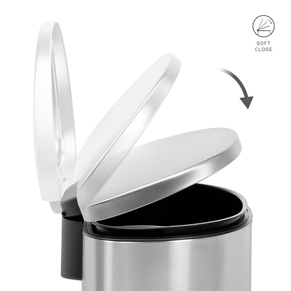 Ninestars Step-On Trash Can