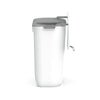 Kitchen Counter Top Compost Trash Can White Pull Top | 1.8 Gallon