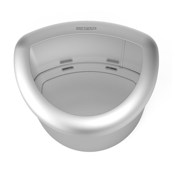 Stainless Steel Open Tap Trash Can Fingerprint Resistant Large Capacity | 21 Gallon