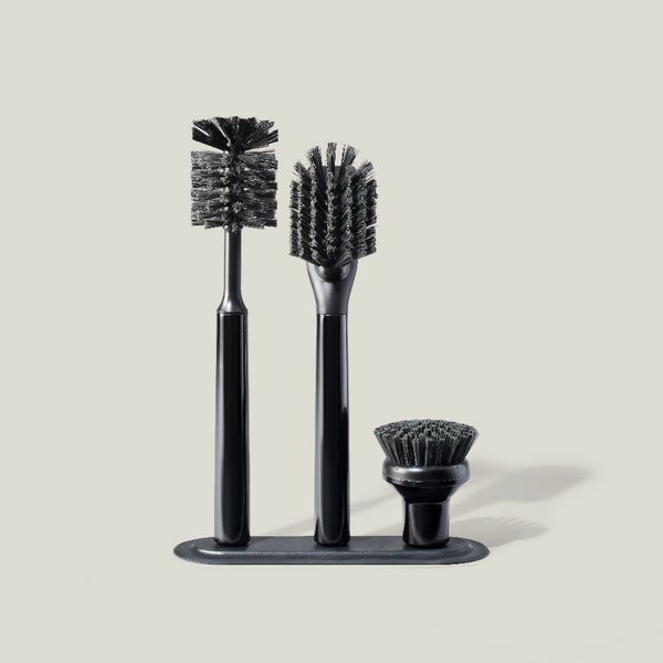 Ionic Magnetic Dish Brush Set with 3 Specialty Heads