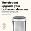 Oval Motion Sensor Trash Can Hands Free For Bathroom Bedroom | 3.2 Gallon