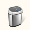 Oval Motion Sensor Trash Can Hands Free For Bathroom Bedroom | 3.2 Gallon