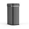 Slim Touch-Free Motion Sensor Trash Can Black Stainless Steel For Kitchen Office Garage | 13 Gallon