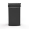 Slim Touch-Free Motion Sensor Trash Can Black Stainless Steel For Kitchen Office Garage | 13 Gallon