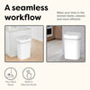 Rectangular Automatic Touchless Infrared Motion Sensor Trash Can | 13 Gallon