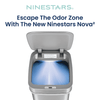 Nova² UV Odor Neutralizing Smart Kitchen Trash Can 13 Gallon Squared | ONT-50-82
