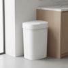 Touch-Free Motion Sensor Trash Can ABS White For Kitchen Office Garage | 13.2 Gallon